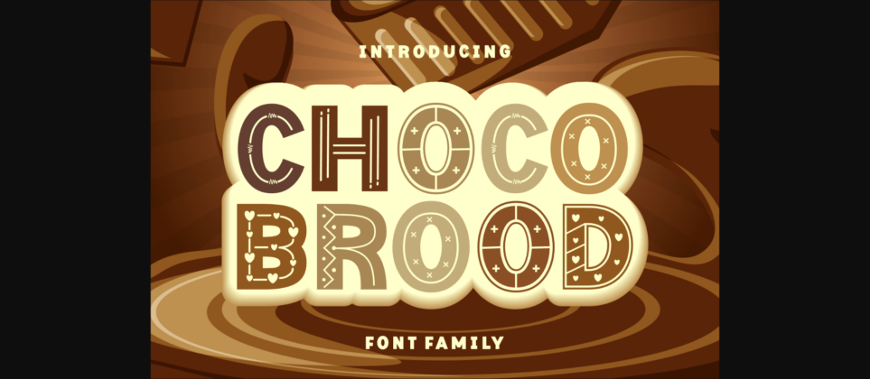 Choco Brood Font Poster 3