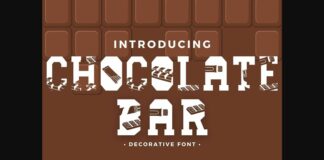 Chocolate Bar Font Poster 1