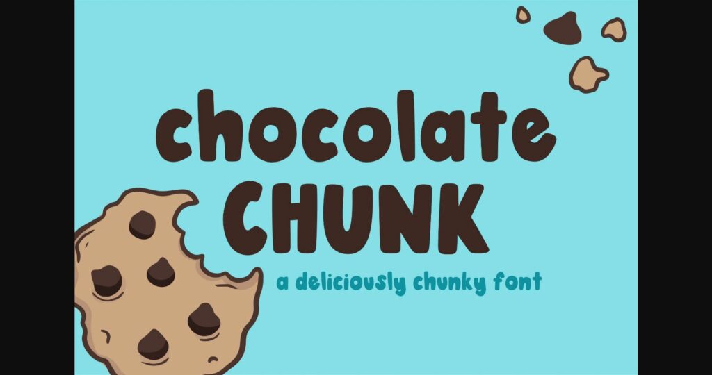 Chocolate Chunk Font Poster 3