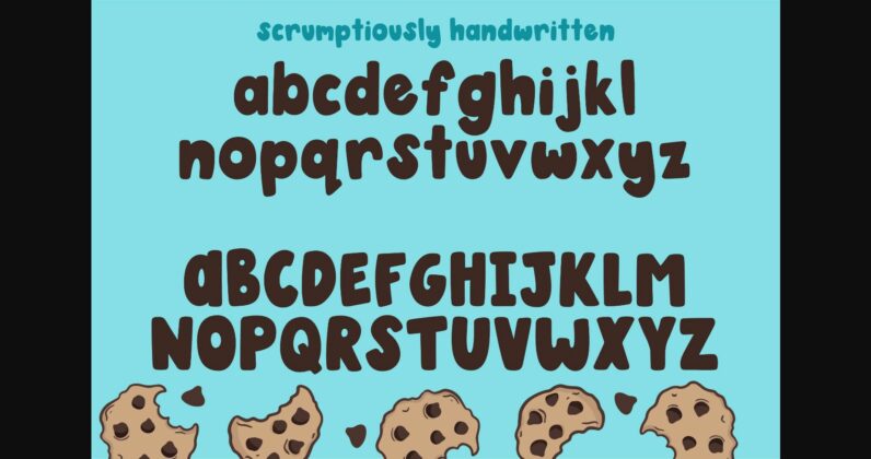 Chocolate Chunk Font Poster 4