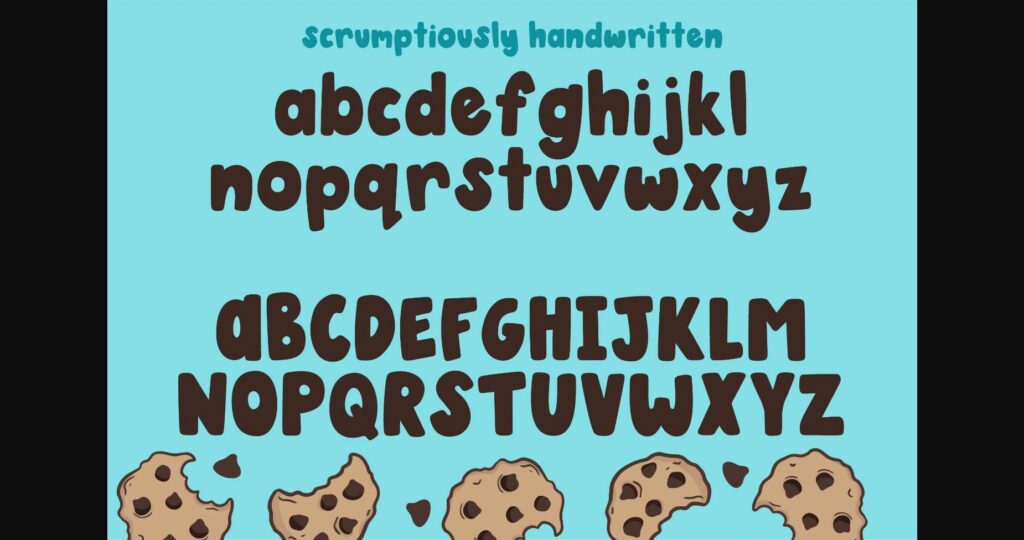 Chocolate Chunk Font Poster 2