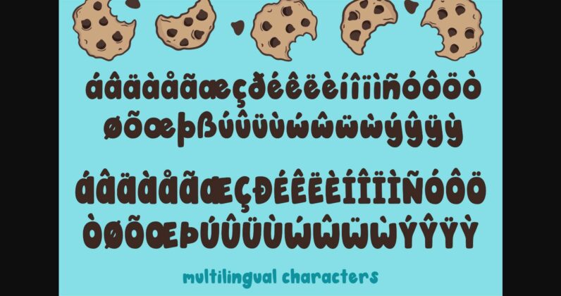 Chocolate Chunk Font Poster 5