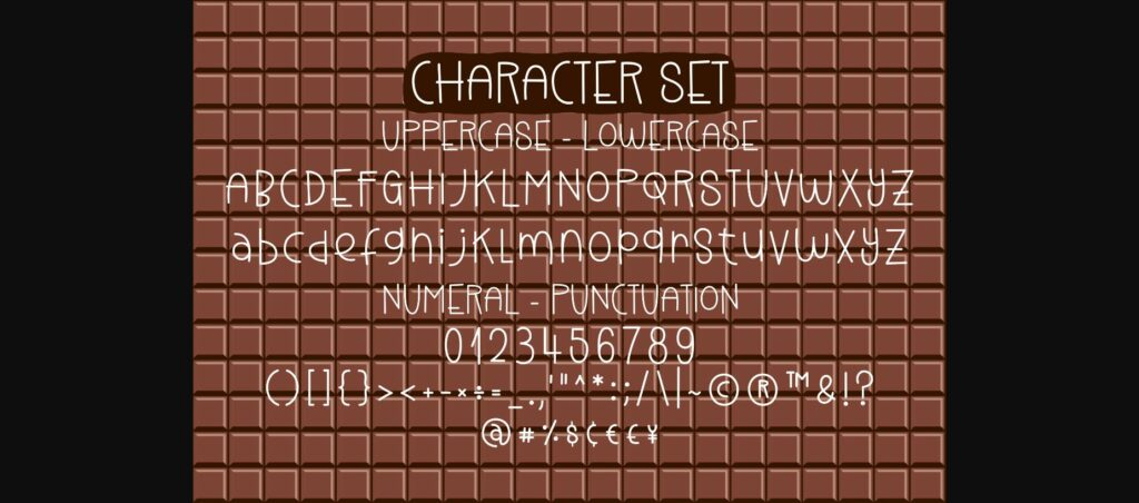 Chocolate Creamcheese Font Poster 7