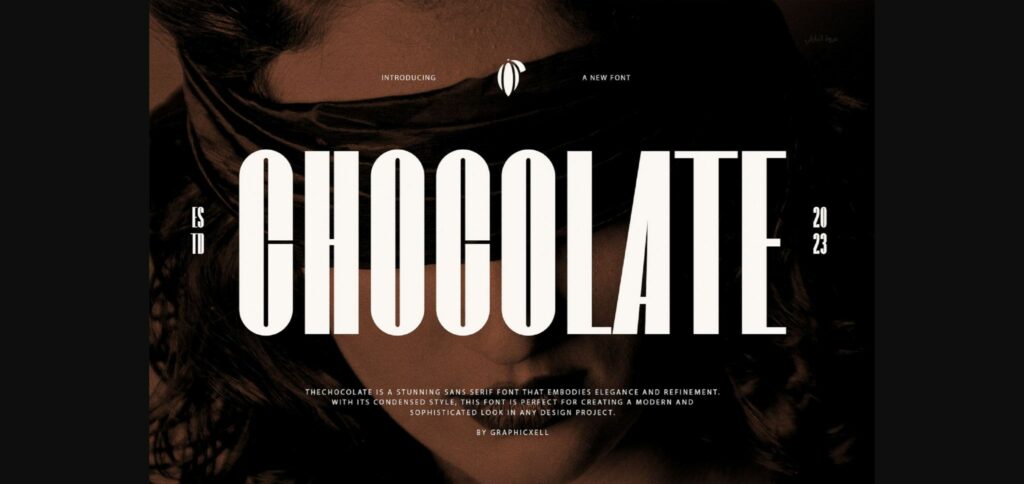 Chocolate Font Poster 3