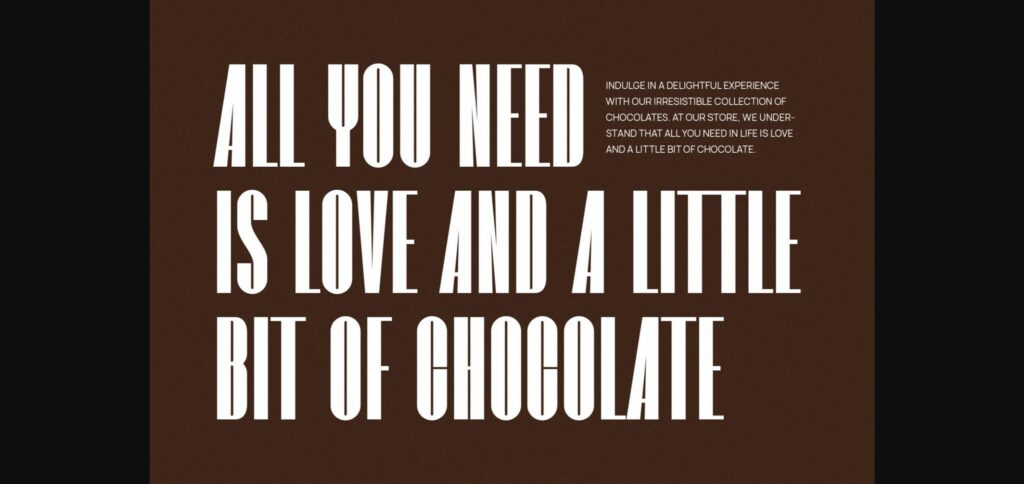 Chocolate Font Poster 8