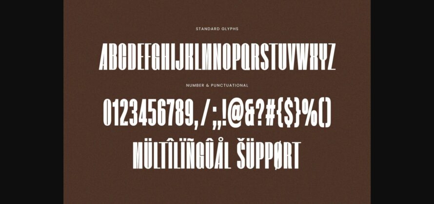 Chocolate Font Poster 9