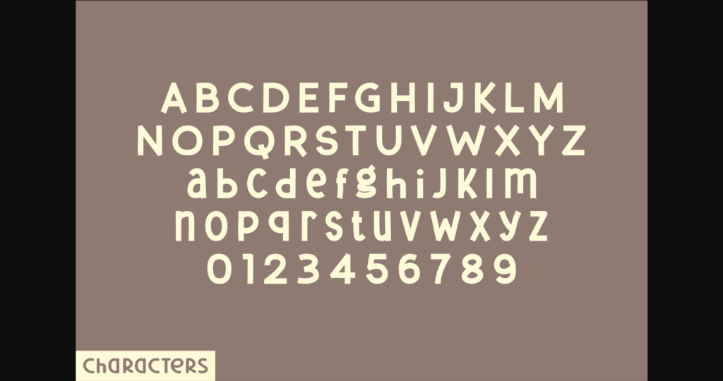 Chocolates Font Poster 2