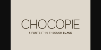 Chocopie Font Poster 1