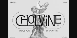 Cholvine Font Poster 1