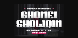 Chomei Sholiqin Font Poster 1