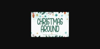 Christmas Around Font Poster 1