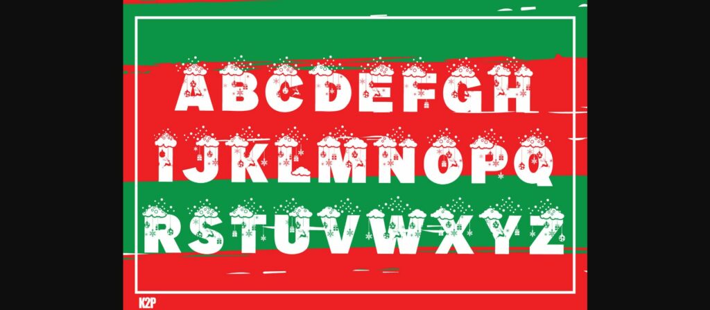 Christmas Day Font Poster 4