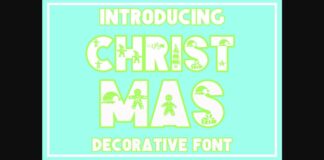 Christmas Font Poster 1