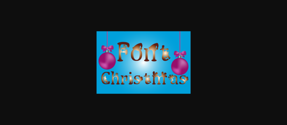 Christmas Font Poster 2