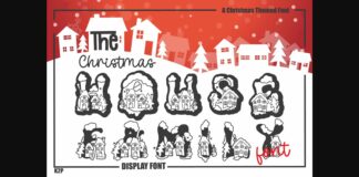 Christmas House Font Poster 1