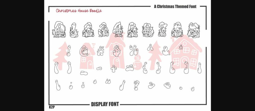 Christmas House Font Poster 10