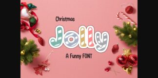 ‪Christmas Jolly‬ Font Poster 1