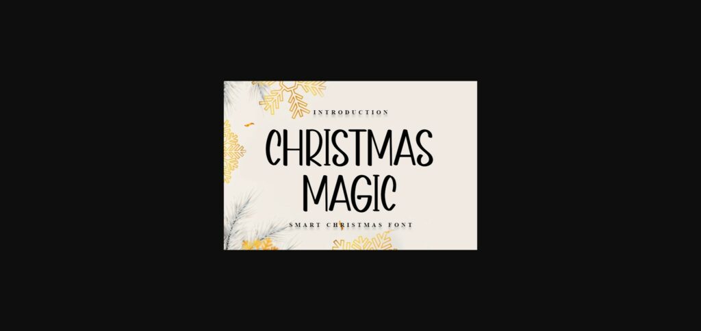 Christmas Magic Font Poster 1