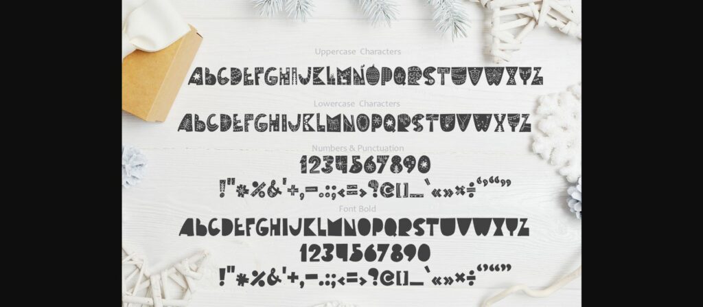 Christmas Nordic Font Poster 5