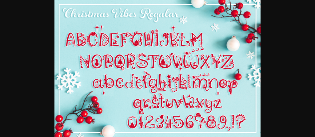 Christmas Vibes Font Poster 7