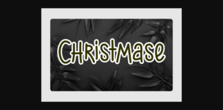 Christmase Font Poster 1