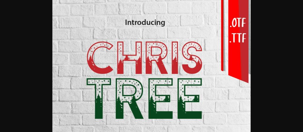 Christree Font Poster 3