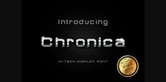 Chronica Font Poster 1