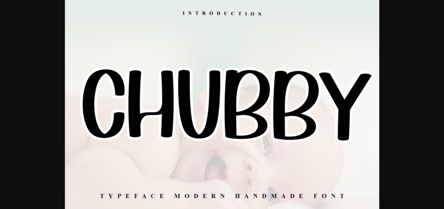 Chubby Font Poster 3