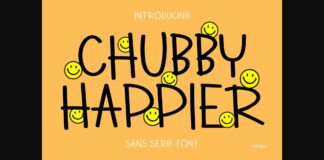 Chubby Happier Font Poster 1