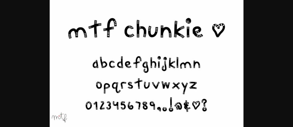 Chunkie Duo Font Poster 3