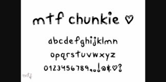 Chunkie Duo Font Poster 1