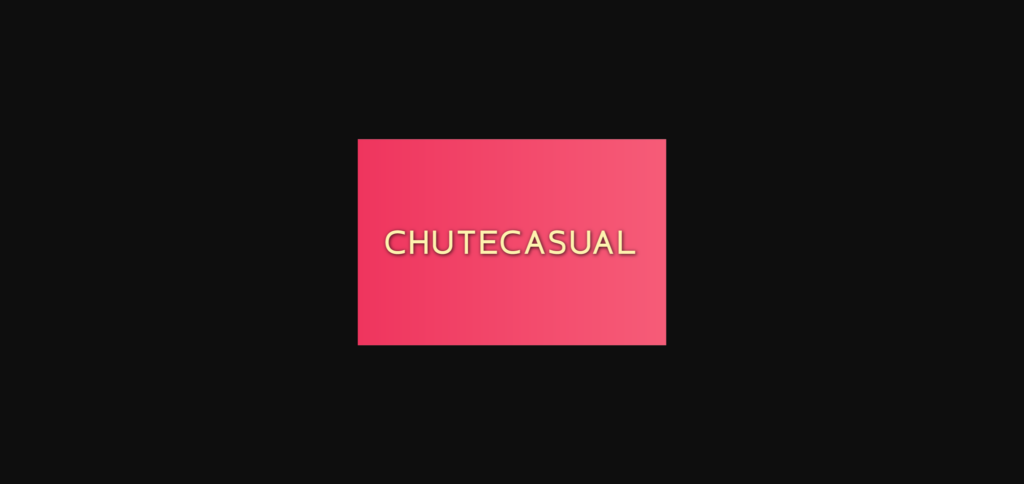 Chutecasual Font Poster 3