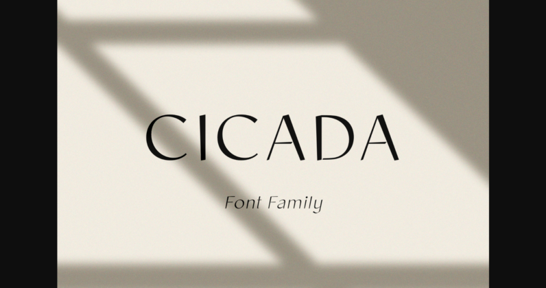 Cicada Font Poster 3