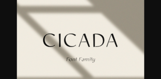 Cicada Font Poster 1