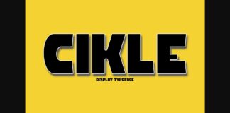 Cikle Font Poster 1