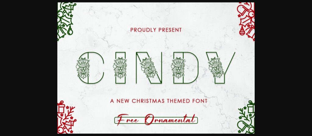 Cindy Font Poster 1