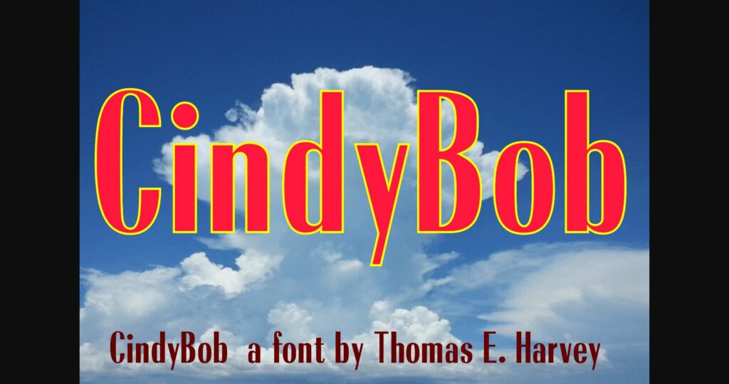 CindyBob Font Poster 1