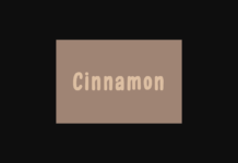 Cinnamon Font Poster 1