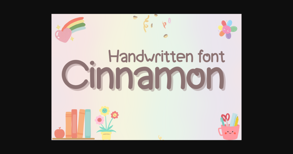 Cinnamon Font Poster 1