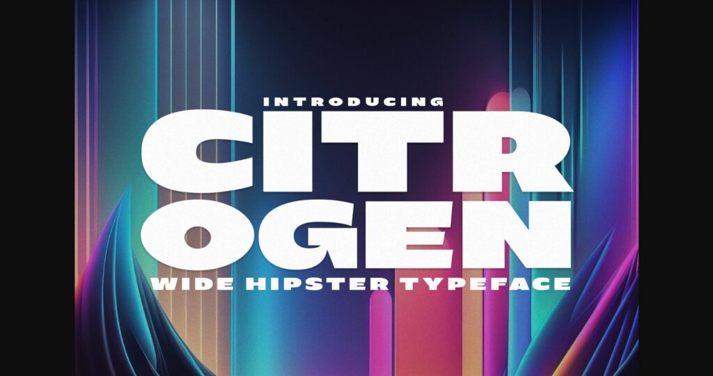 Citrogen Font Poster 1