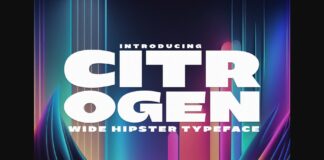 Citrogen Font Poster 1