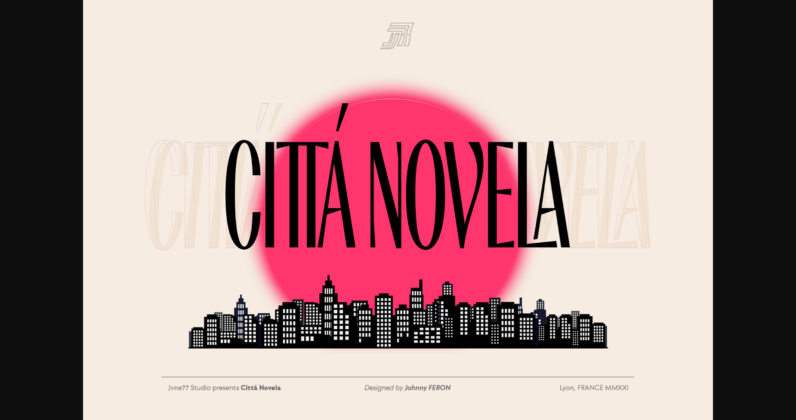 Citta Novela Font Poster 1