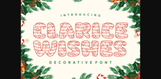 Clarice Wishes Font Poster 1