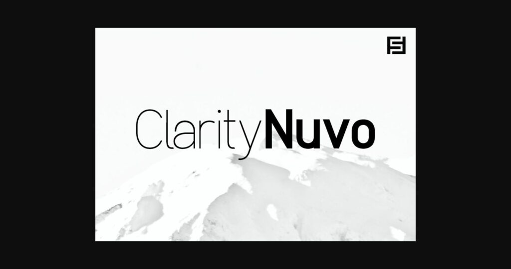 Clarity Nuvo Font Poster 3