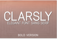 Clarsly Bold Font