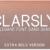 Clarsly Extra Bold Font