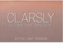 Clarsly Extra Light Font