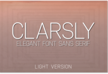 Clarsly Light Font