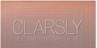 Clarsly Thin Fonts