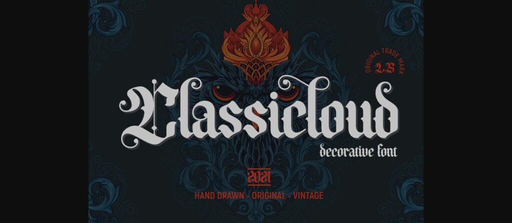 Classicloud Font Poster 3